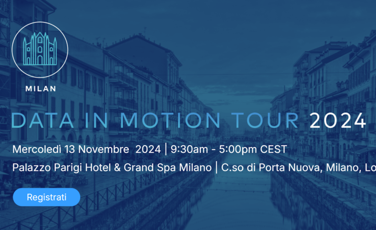 Data in Motion Tour 2024